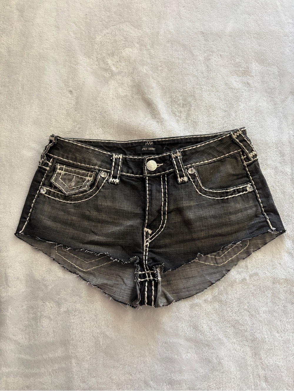 True Religion Dark Gray Spicy Short